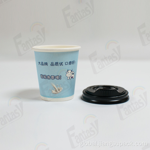 4oz Single Double Wall Paper Cups 12oz Custom Single Wall Paper Cups with Lids Factory